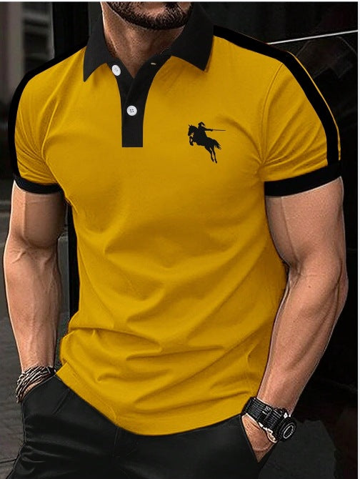3D Printed Hawaiian Polo Shirt for Men (Short Sleeve)